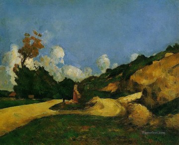  road Painting - Road 1871 Paul Cezanne